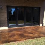 Acid Stained Concrete Patio
