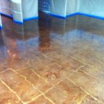 Stained Concrete Reseal Project